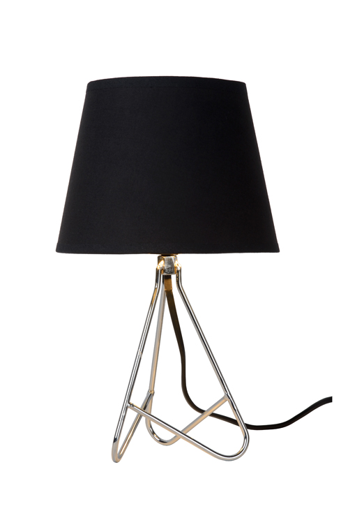 Lampe de table - Ø 17 cm - E14 - Chrome
