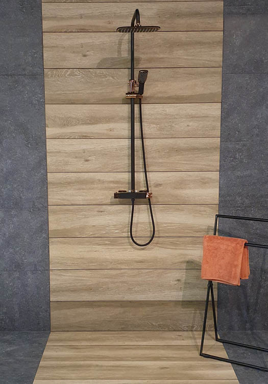 Carrelage de sol Jasper beige 23x120x0.95cm