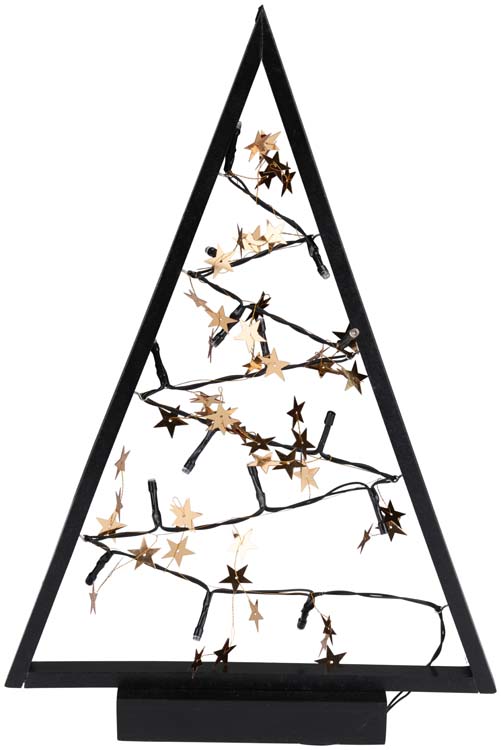 Lumières de Noël en forme d'arbre de Noël 27cm