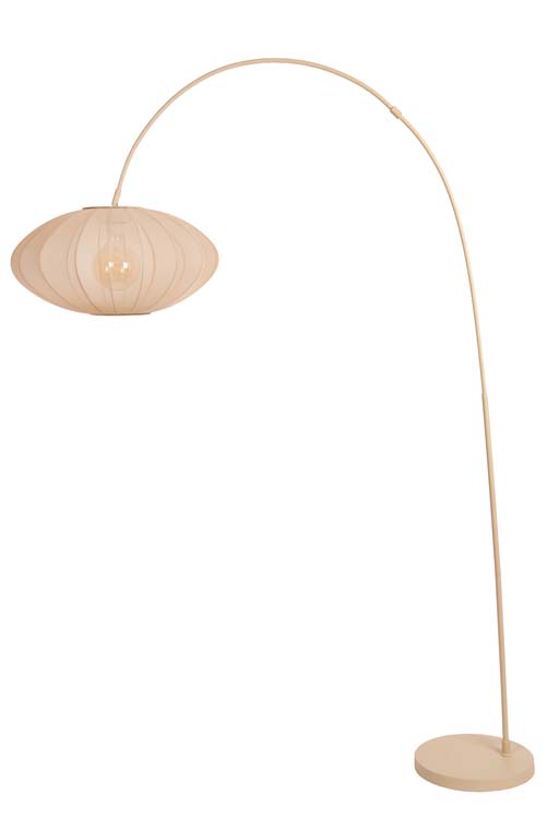 Lucide CORINA - Lampadaire arceau - 1xE27 - Crème