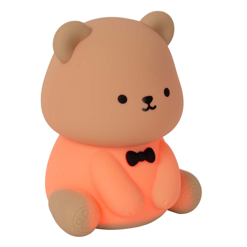 Lucide Essential Pincha Rabbit - Lampe de table rechargeable pour enfants - Batterie - LED 3 niveaux dimmable - RGB - Blanc