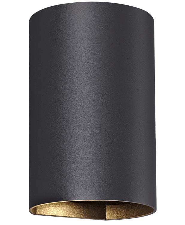 Applique murale Noir Ronde GU10 MAX 50W IP20