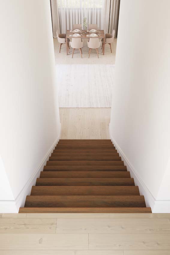 Open trapprofiel Mallero oak 130x7x1cm