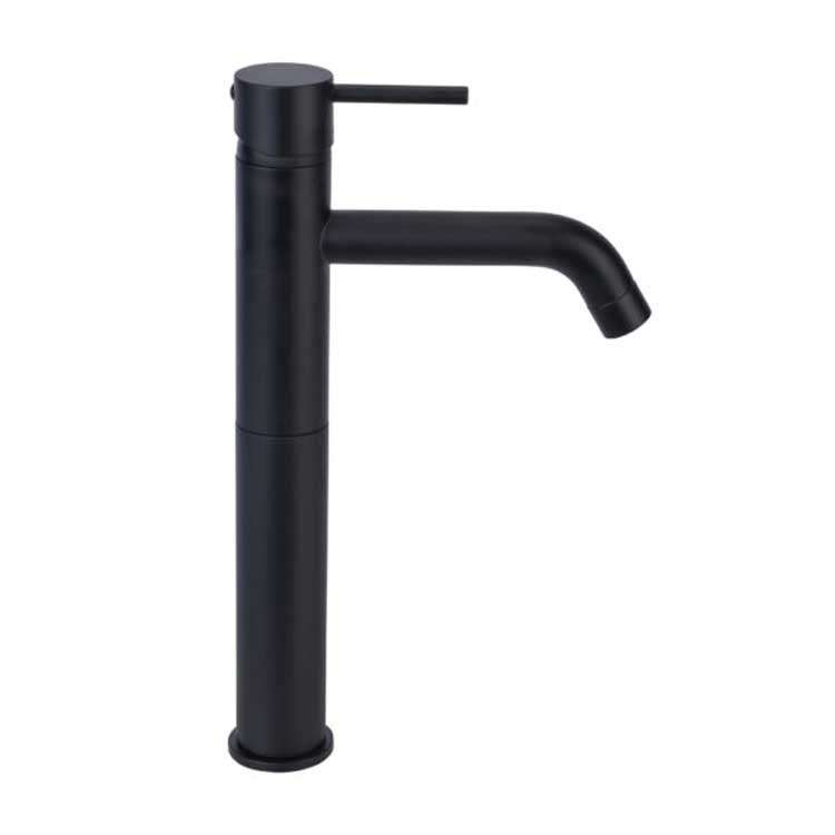 Robinet de lavabo New Country noir mat surélevé