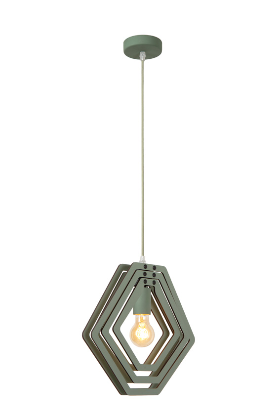 Lucide Mauro - Suspension pour chambre denfant - 1xE27 - Vert