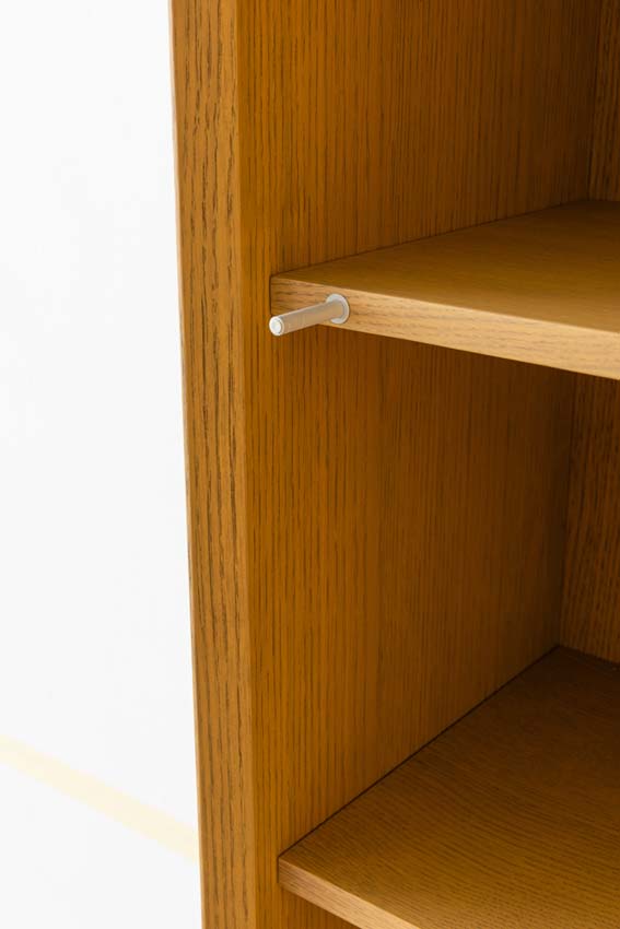 Armoire colonne Waldorf chêne suspendue 170x40x35cm