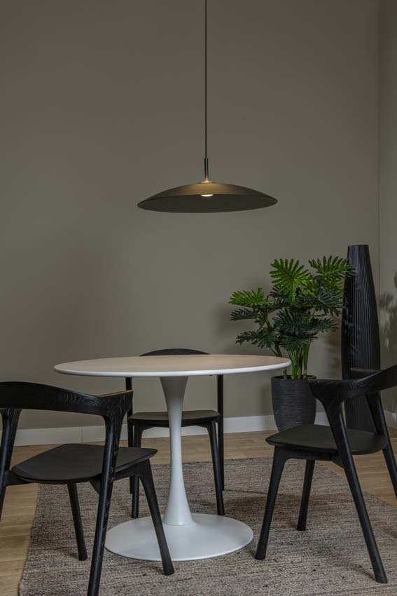 Lucide Premium MENGA - Hanglamp - Ø 60 cm - LED Dimb. - 1x18,6W 2700K - Fumé
