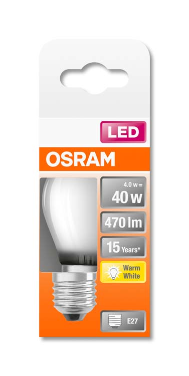LED lamp retro clp40 E27 4W warm wit mat