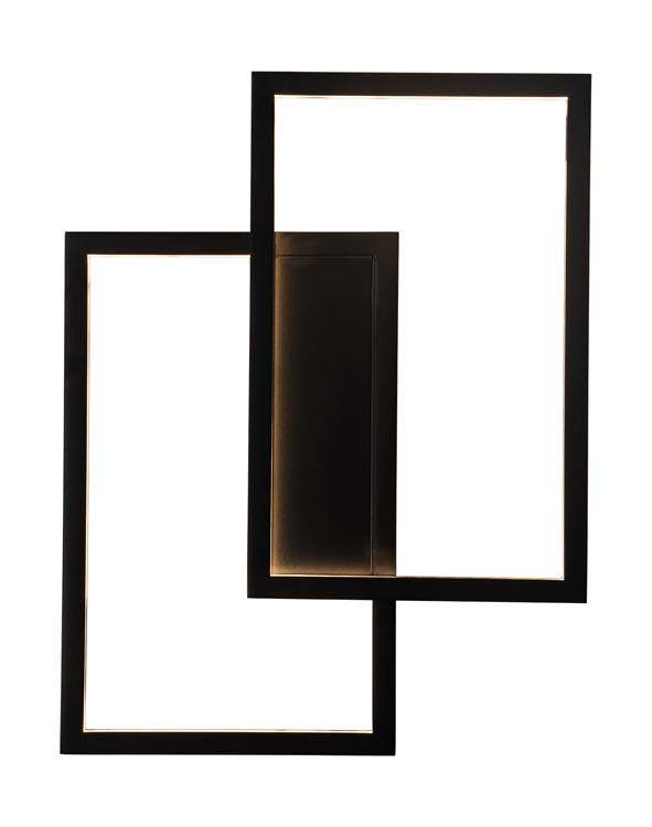 Wandlamp Modern LED Zwart 40W 3000K 480LM