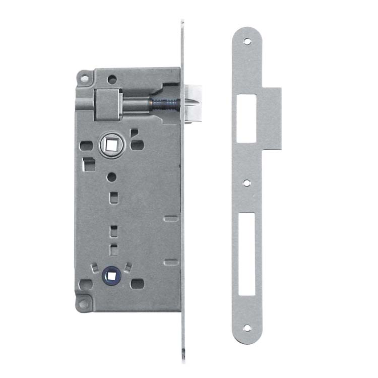 serrure AGB nickelé WC 90mm