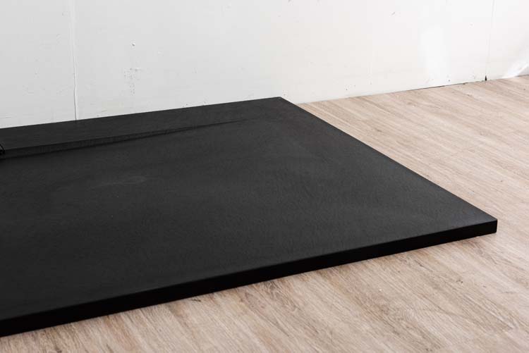 Douchebak Myo SMC mat zwart leisteenlook 180x90cm