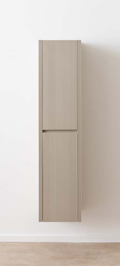 Kolomkast Amelia rookgrijs hangend 170x40x35cm