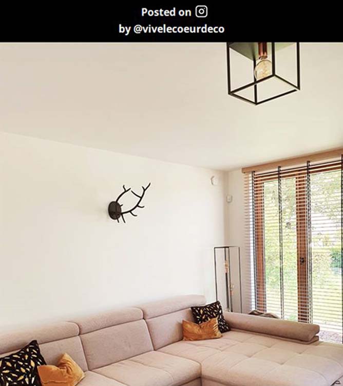 Hanglamp - zwart/koper - 25x25x155cm - dimbaar - E27 - 60W