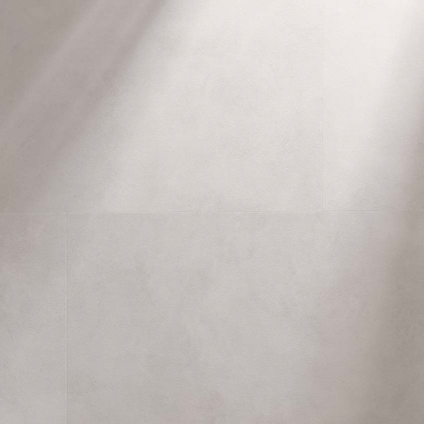 Vinyl vloer Floorify Coquille tegel 4,5mm lichtgrijs 90x60cm