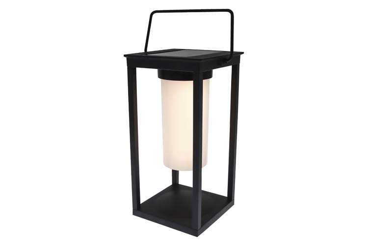 Lampe de table solar 150lm 3W blanc chaud anthracite