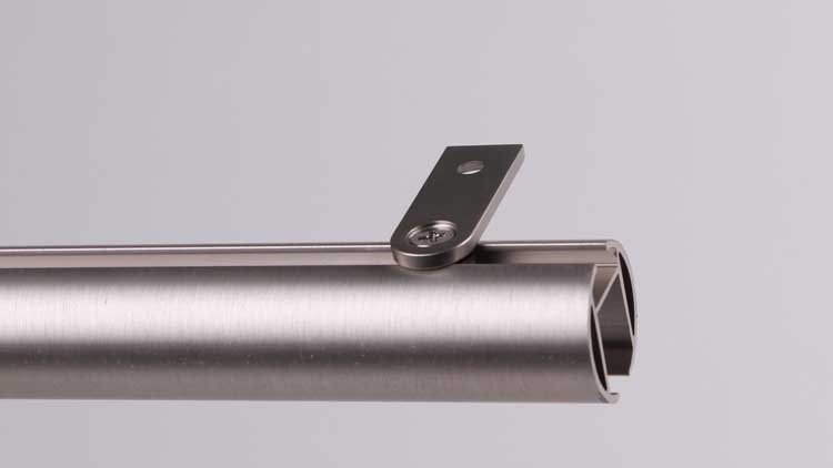 Supports de plafond jo20/28 chrome mat 2pcs