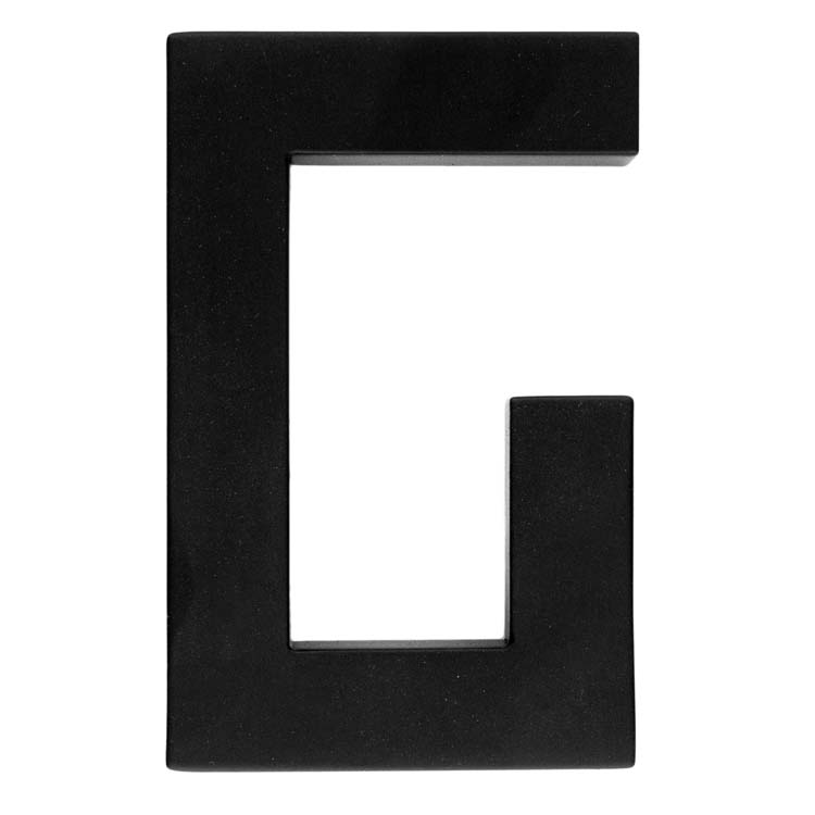 Coquille de porte carré verre noir .8mm par pièce