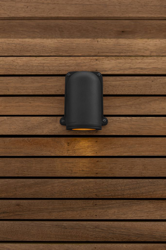 Applique murale extérieur - noir - 11,7x9,2x14,6cm - dimmable - GU10 - 1x7W - IP54