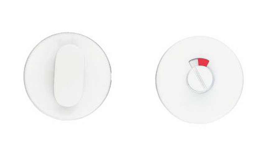 WC-garnituur pro Rond shape wit structuur