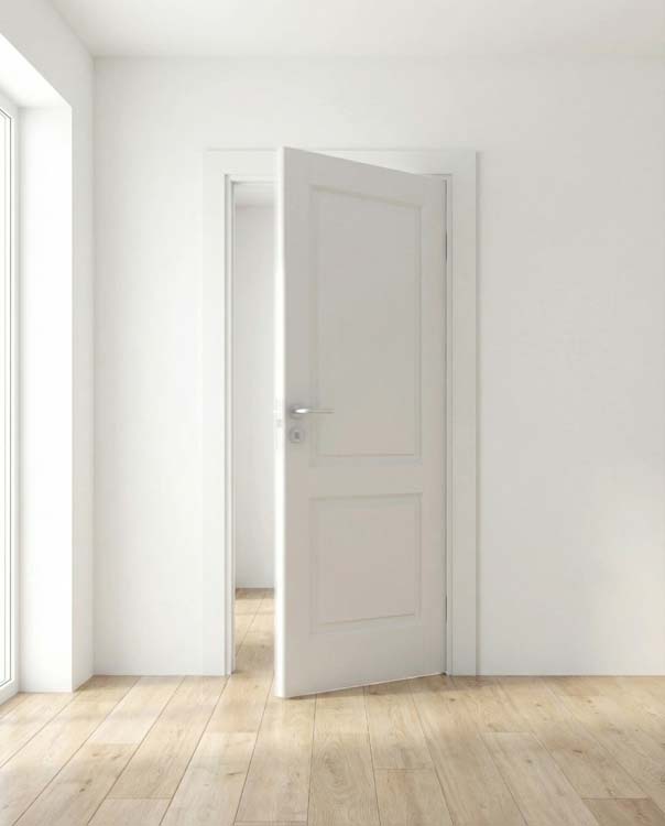 Bloc-porte à peindre Dimora 680mm-ébrasement MDF 40cm