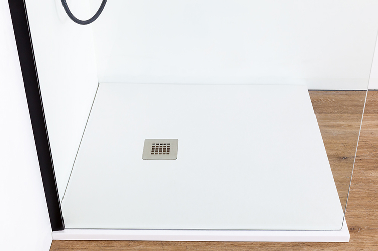 Receveur de douche Minimalism composite avec gelcoat blanc 90x90cm