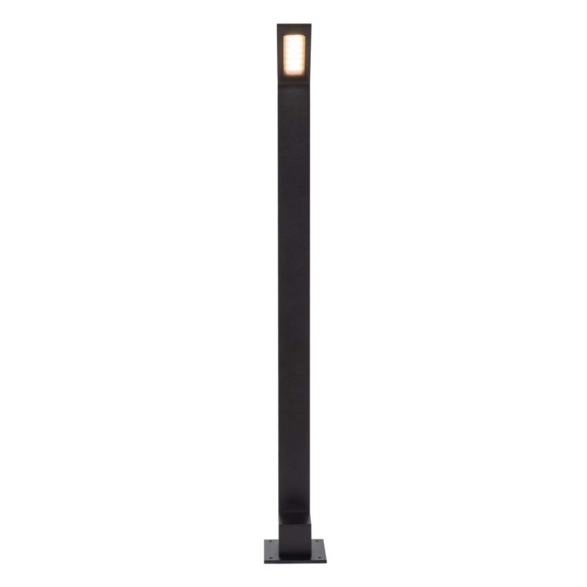 Lucide LAWFORD - Sokkellamp - LED - 1x6W 3000K - IP54 - Zwart