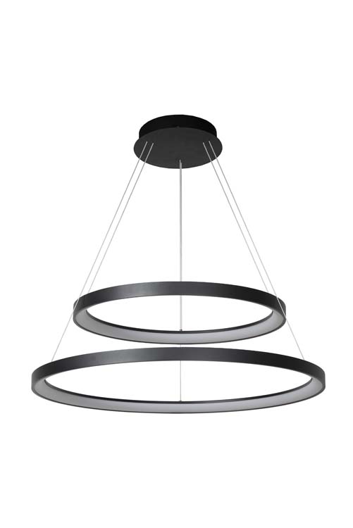 Lucide Premium Vidal - Hanglamp - Ø 78 cm - LED Dimb. - 1x92W 2700K - Zwart Lucide Premium Vidal - Hanglamp - Ø 78 cm - LED Dimb. - 1x92W 2700K - Zwart