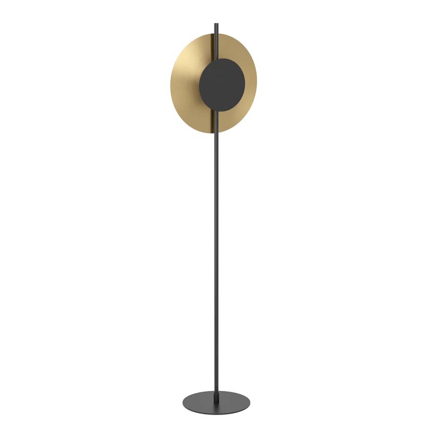 Lampadaire - Or/noir - H150cm - Dimmable - LED - 1x11W - 3000K