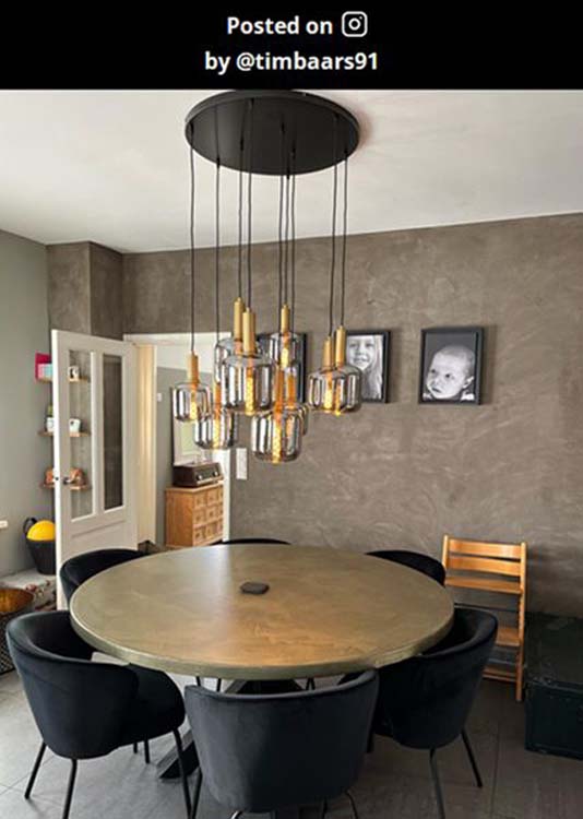 Hanglamp - fumé - Ø22cm - E27 - 40W