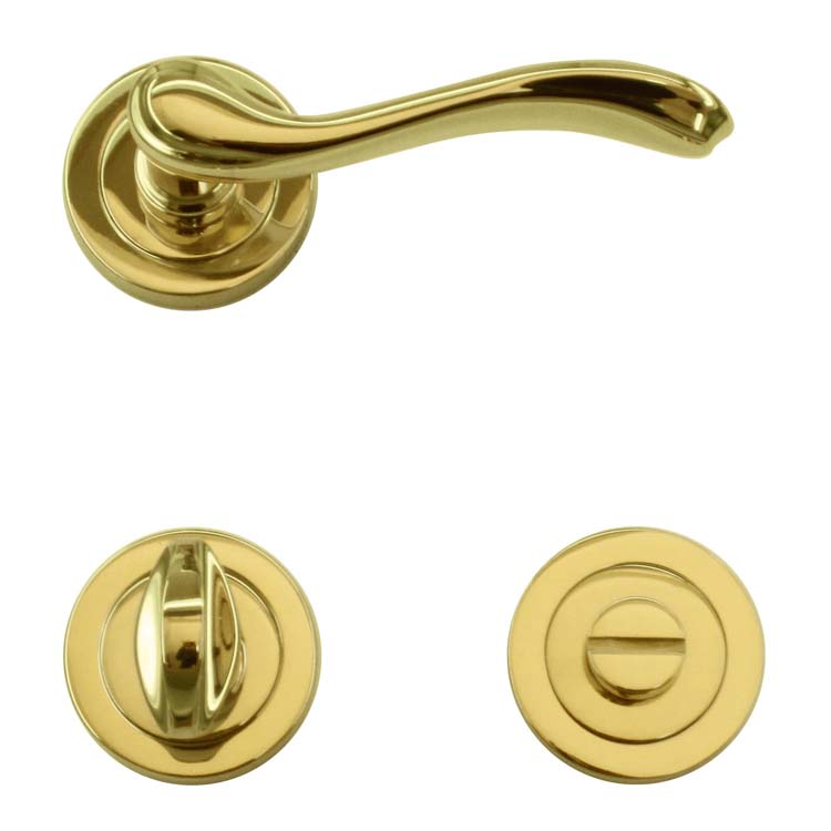 Poignée de porte pro alessandria titanium plaque
