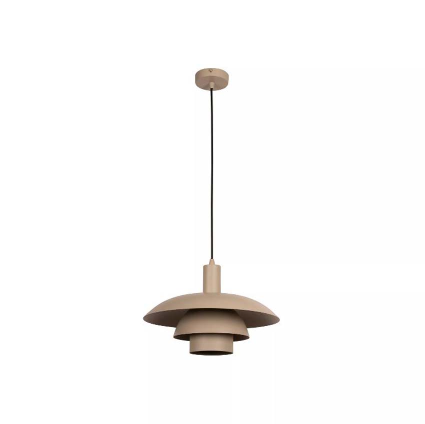 Lucide Essential Bruno - Suspension - Ø38cm - 1xE27 - Taupe