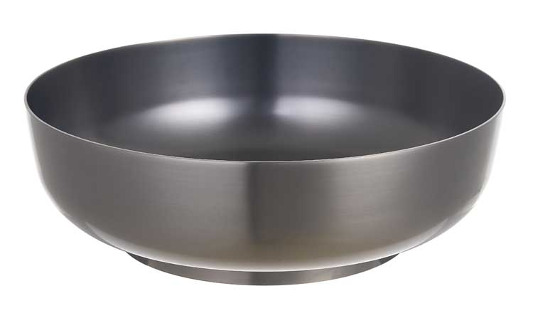 Opbouwkom Ferreira inox gunmetal 40cm