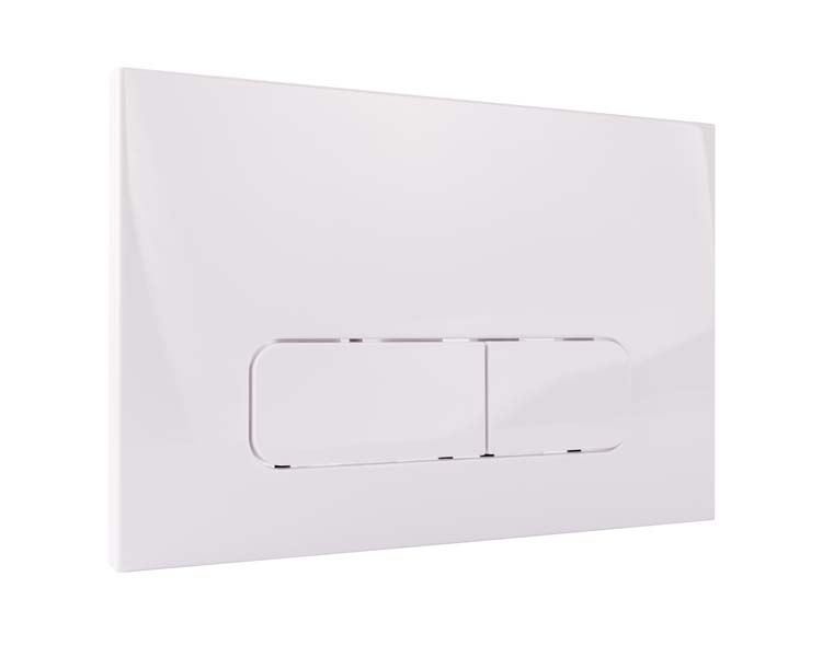 Plaque de commande StarBlueDisc Mocha blanc compatible avec UP100 & UP320 réservoirs de chasse