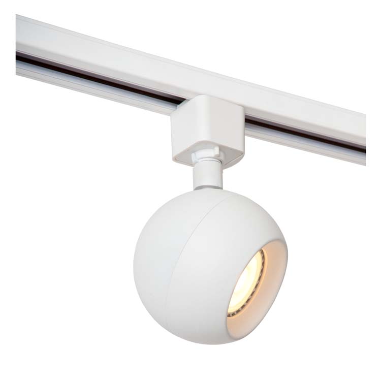 Rail lumineux Avignon FAVORI Spot sur rail - Système de rail monophasé / Éclairage sur rail - 1xGU10 - Blanc (Extension)