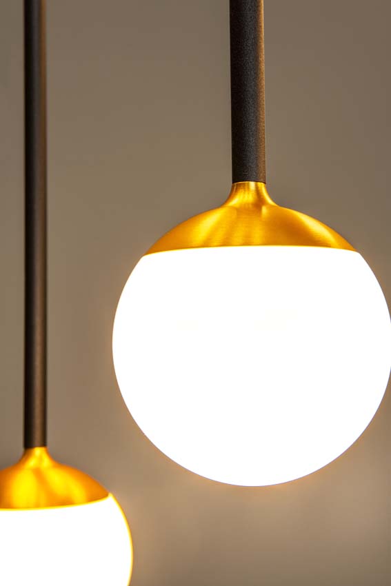 Lucide Premium Calina - Suspension - LED dimmable - CCT - 12x7W 2200K/3300K - Noir