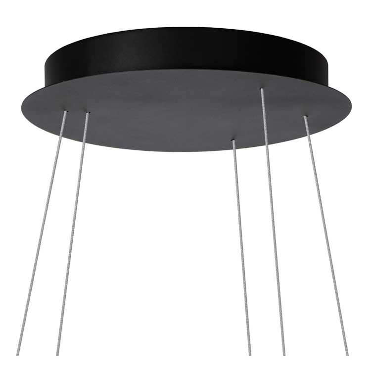 Lucide TRINITI - Suspension - LED Dim. - 1x32W 3000K - Noir