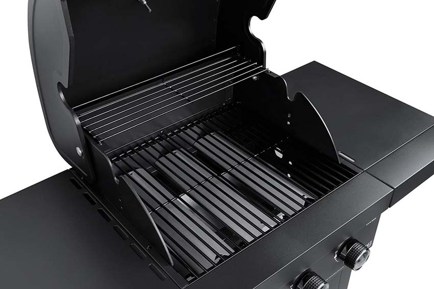 Barbecue op gas zwart met 3 branders