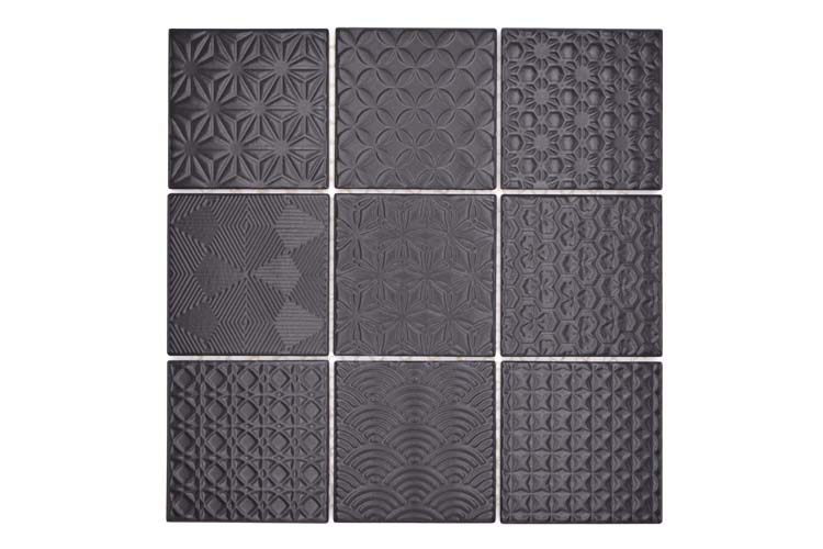 Mosaïque Spirit Decor noir mat 29,8x29,8cm