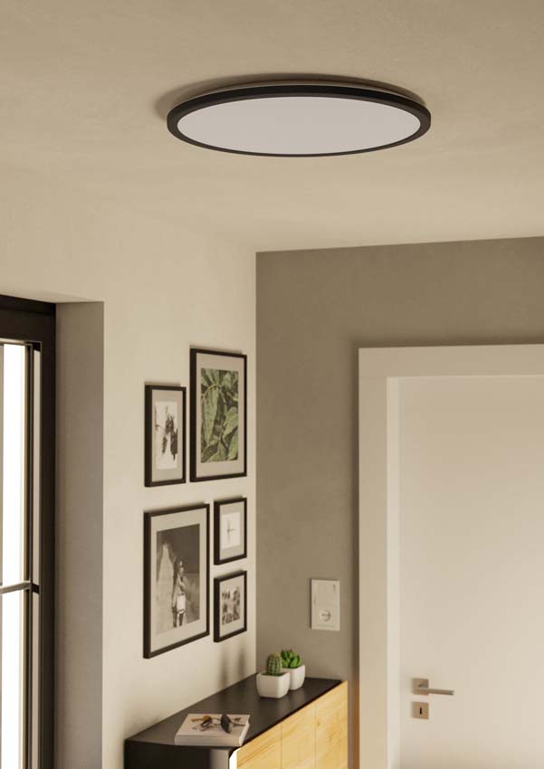 Plafondlamp - Zwart - Ø50cm - LED - 1x36W - 2700-6500K - IP44