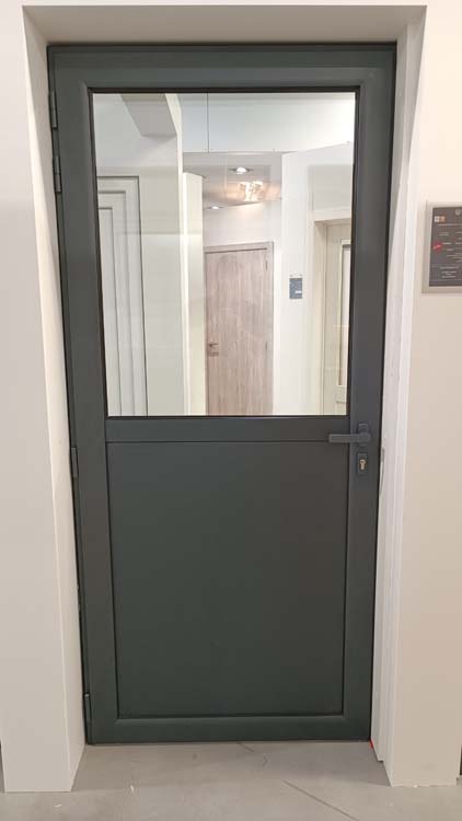 Buitendeur alu Aveiro antra R 960X2180 mm