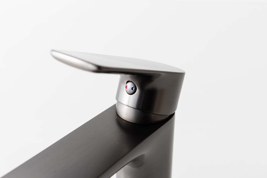 Wastafelkraan Miley edge gunmetal
