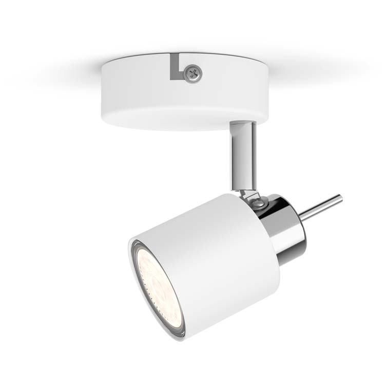 Opbouwspot Single Spot Wit 35W