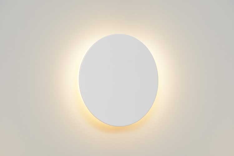 Lucide EKLYPS LED - Wandlamp - Ø 15 cm - LED - 1x6W 3000K - Wit
