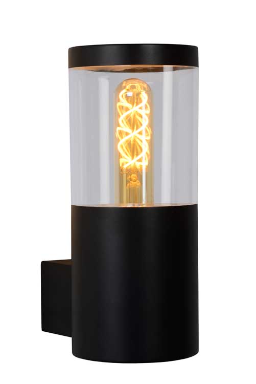 Lucide FEDOR - Wandlamp Buiten - E27 - IP44 - Zwart