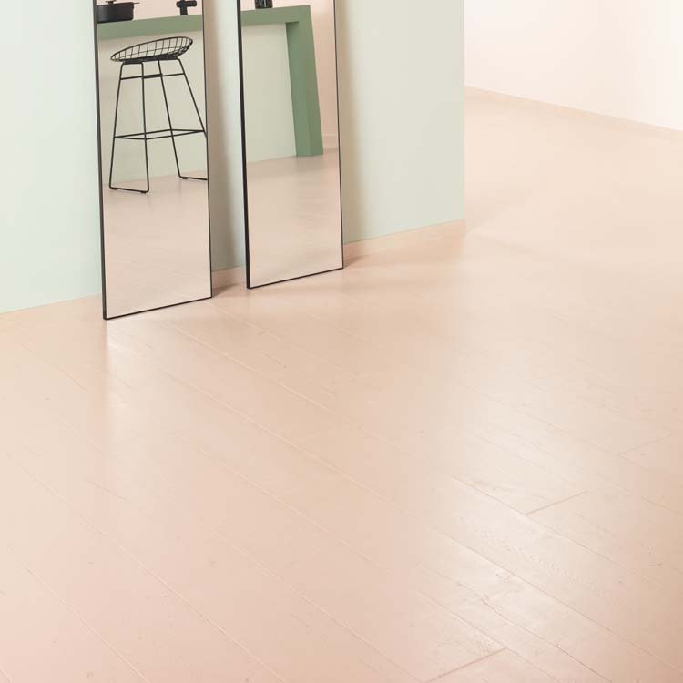 Laminaat Quick-Step Capture 9mm eik geverfd roze 138x21,2cm