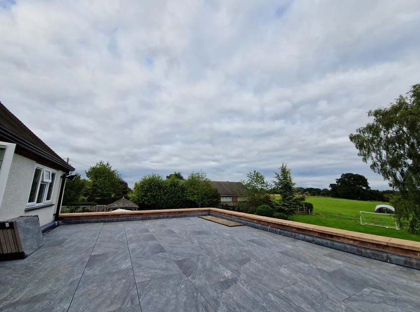 Terrastegel Stonehill donkergrijs 60x90x2cm