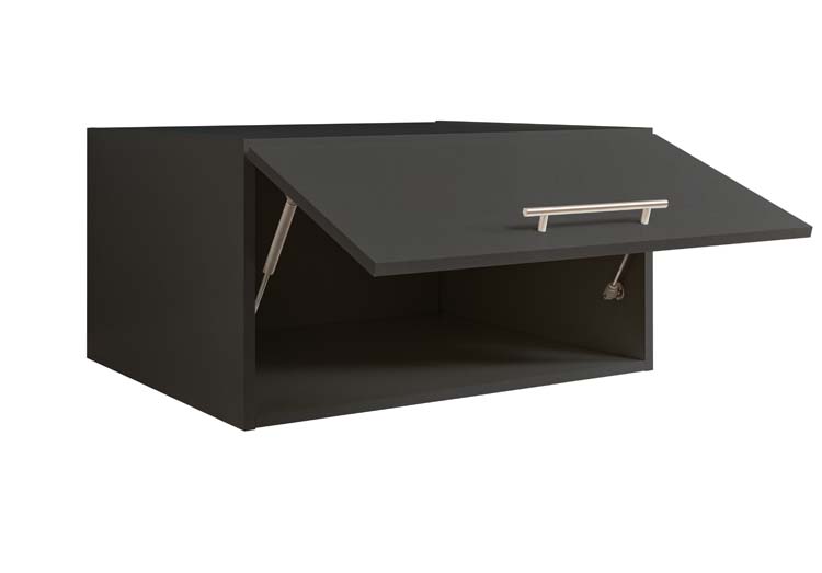 Meuble haut pour buanderie Decowash anthracite 67,5x38x67,5cm