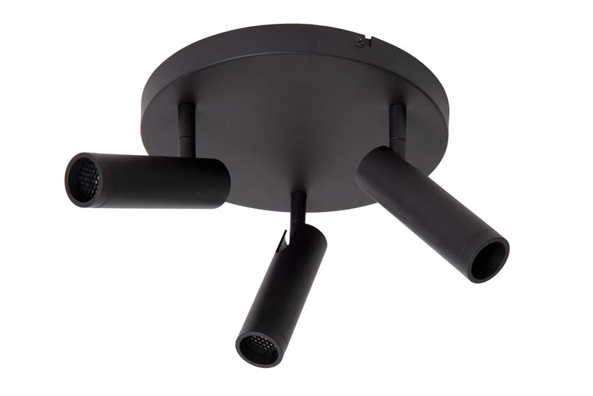Spot de plafond - Ø25cm - 3xGU10 (MR11) - Noir
