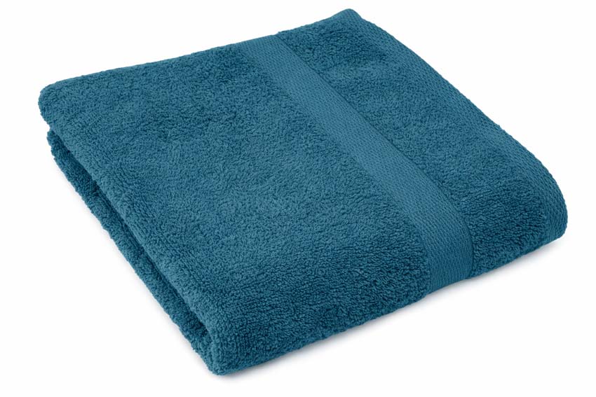 Douchelaken Cosibel katoen petrol 100x150cm hotelkwaliteit