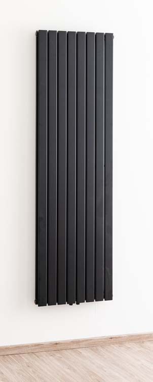 Radiateur design Dana double 180x54,6cm noir 1934Watt
